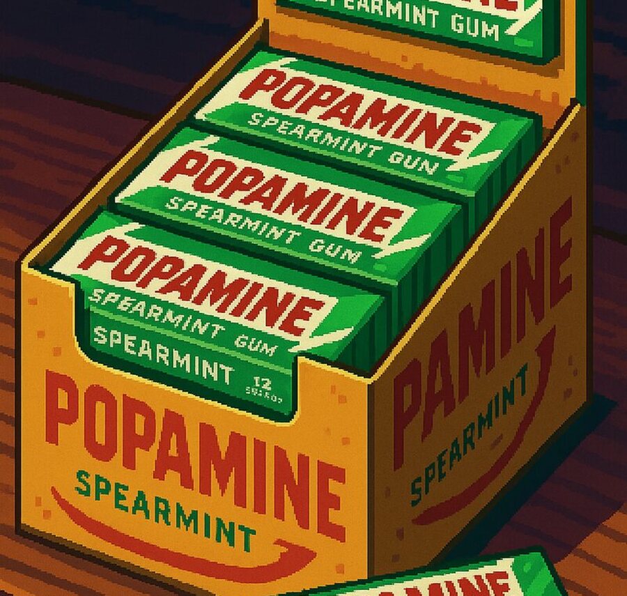 Popamine — free at every distribution point