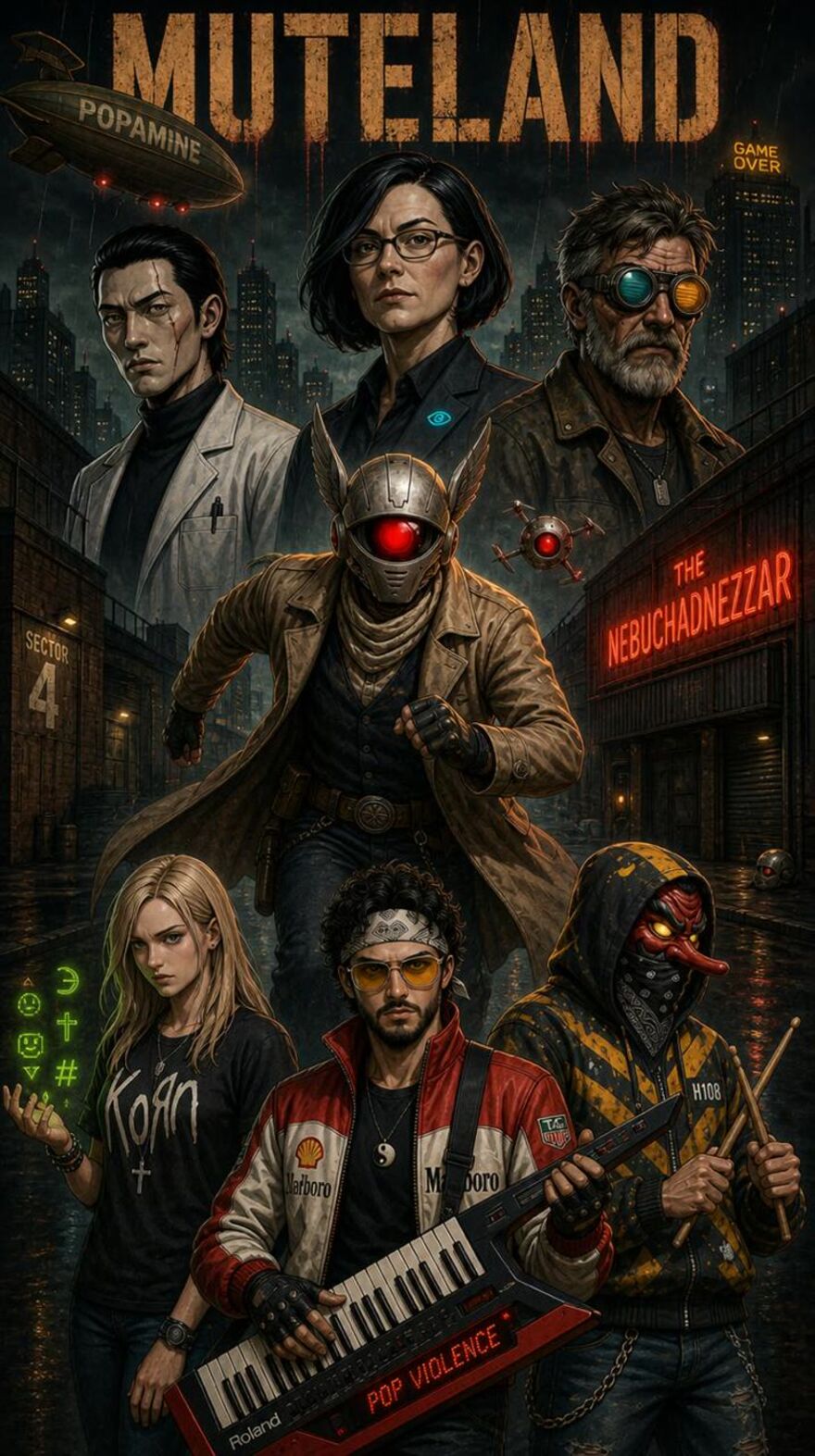 Muteland ensemble poster
